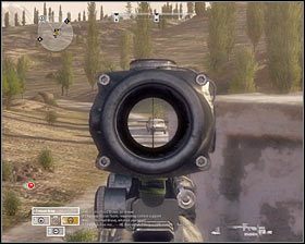 Wkrótce otrzymasz informację o możliwości skorzystania z ostrzału moździerzowego (przytrzymanie ALT, klawisz A i następnie D - funkcja Mortar) - Misja 3 - The Human Terrain (2) - Opis przejścia gry - Operation Flashpoint: Red River - poradnik do gry