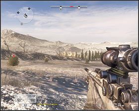 Przybliż teraz widok i przytrzymaj klawisz ALT w celu wywołania okna wzywania wsparcia - Misja 2 - Meet the Neighbors (2) - Opis przejścia gry - Operation Flashpoint: Red River - poradnik do gry