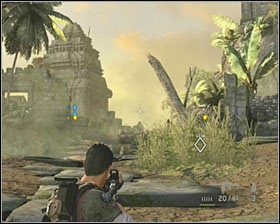 Wyjdź z wody wracając na główny trakt i skieruj się w stronę kolejnych ruin - Countdown | Opis przejścia SOCOM Polskie Siły Specjalne - SOCOM: Polskie Siły Specjalne - poradnik do gry