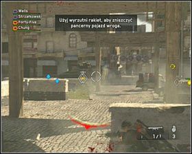 Aby go wyeliminować musisz przedostać się do centralnej części areny i podnieść znajdującą się tam wyrzutnię rakiet - Means to an End | Opis przejścia SOCOM Polskie Siły Specjalne - SOCOM: Polskie Siły Specjalne - poradnik do gry