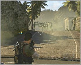 Opuszczając kompleks budynków, skieruj się w stronę mostu - Fluid Dynamics | Opis przejścia SOCOM Polskie Siły Specjalne - SOCOM: Polskie Siły Specjalne - poradnik do gry