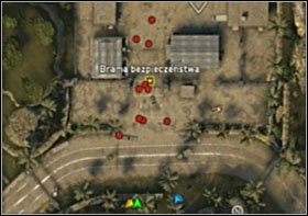 Koło bramy wjazdowej na teren tamy stacjonować będzie spora grupka przeciwników - Fluid Dynamics | Opis przejścia SOCOM Polskie Siły Specjalne - SOCOM: Polskie Siły Specjalne - poradnik do gry