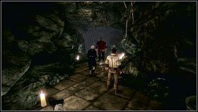 Żeby używać zdobytego zaklęcia, przytrzymujemy LPM, wskazujemy kierunek i puszczamy przycisk - Życie w zamku | Opis przejścia Fable 3 - Fable III - poradnik do gry