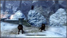 Po drugiej stronie mostu [1], zostaniemy zaatakowani przez stado wilków [2] - Nowy Bohater | Opis przejścia Fable 3 - Fable III - poradnik do gry