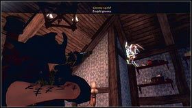 Gdy go zobaczymy [1], strzelamy w niego z karabinu [2], a wróci na swoje miejsce w ogrodzie - Wioska Brightwall | Zadania poboczne Fable 3 - Fable III - poradnik do gry