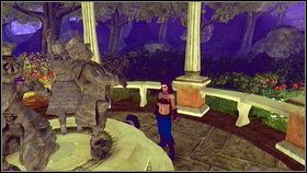 Po dotarciu do lokacji, idziemy prosto, trzymając się lewej strony ogrodu - Dom zachodzącego słońca | Zadania poboczne Fable 3 - Fable III - poradnik do gry