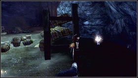 Będąc w Dziurze (lokacja pod stacją kolejki szynowej) idź cały czas prosto, aż do placu ze stojakami na beczki [1] - Zamek Bowerstone; Dolina Mistpeak | Srebrne Klucze Fable 3 - Fable III - poradnik do gry