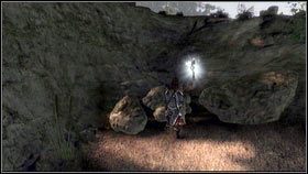 Wróć teraz na główny szlak i idź dalej w stronę jeziora - Dom zachodzącego słońca; Millfields | Srebrne Klucze Fable 3 - Fable III - poradnik do gry