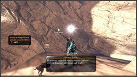 Żeby zdobyć kolejny, skieruj się z powrotem do miasta, a za kamiennym łukiem odbij w lewo [1] - Ruchome piaski | Srebrne Klucze Fable 3 - Fable III - poradnik do gry