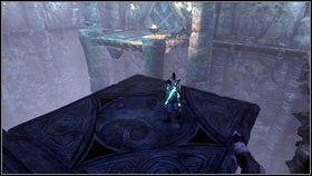 Dojdziesz w ten sposób do pomieszczenia z wmontowanym w posadzkę przyciskiem [1] - Złote Klucze | Złote drzwi i klucze Fable 3 - Fable III - poradnik do gry