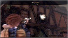 Podczas walki o Albion, po przejściu przez pierwszą bramę [1], uważnie przyglądaj się budynkom z prawej - Stare Bowerstone; Miasto Aurora; Silverpine | Gnomy w Fable 3 - Fable III - poradnik do gry