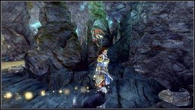 Kawałek dalej skręć maksymalnie w prawo [1] i dobrze zbadaj wszystkie skały - Rynek Bowerstone; Millfields | Gnomy w Fable 3 - Fable III - poradnik do gry