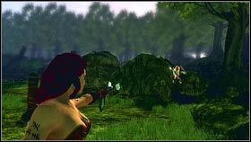 Żeby znaleźć kolejnego uciekiniera, idź w kierunku domu, trzymając się prawej strony ogrodu [1] - Dom zachodzącego słońca; Zamek Bowerstone | Gnomy w Fable 3 - Fable III - poradnik do gry