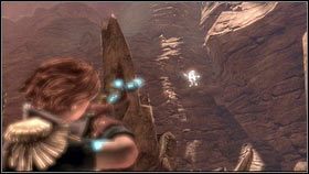 Zaraz po wejściu do lokacji odwróć się w prawo [1] - Ruchome piaski; Ukryta ścieżka | Gnomy w Fable 3 - Fable III - poradnik do gry