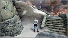 Wewnątrz pałacu idź cały czas prosto, aż do kamiennych schodów [1] - Ruchome Piaski | Kwiaty z Aurory w Fable 3 - Fable III - poradnik do gry