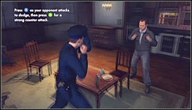 Jako że jest to pierwsza walka w grze, jej wygranie nie powinno Ci sprawić dużych problemów - Case 1 - Upon Reflection | Główne śledztwa w LA Noire - L.A. Noire - poradnik do gry