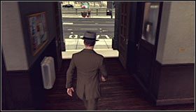 Wyjdź z pomieszczenia, w którym miała miejsce odprawa - Case 5 - The Drivers Seat (1) | Główne śledztwa w LA Noire - L.A. Noire - poradnik do gry