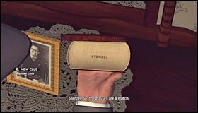 Odłóż zdjęcie i zbadaj prawy przedmiot leżący na stoliku nocnym #1, którym okaże się pudełko na okulary - Case 5 - The Drivers Seat (2) | Główne śledztwa w LA Noire - L.A. Noire - poradnik do gry