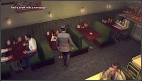 Obróć kamerę tak by widzieć June i zaczekaj aż kobieta podejdzie do telefonu #1 - Case 7 - A Fallen Idol (1) | Główne śledztwa w LA Noire - L.A. Noire - poradnik do gry