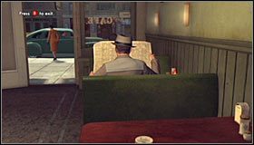 Wciśnij przycisk A żeby zająć miejsce przy stoliku #1 - Case 7 - A Fallen Idol (1) | Główne śledztwa w LA Noire - L.A. Noire - poradnik do gry