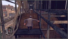 Po znalezieniu się na samej górze skręć w lewo #1 i następnie w prawo - Case 7 - A Fallen Idol (3) | Główne śledztwa w LA Noire - L.A. Noire - poradnik do gry