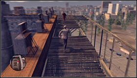 Gdy tylko znajdziesz się na górze obróć się w prawo i ruszaj prosto #1 - Case 7 - A Fallen Idol (3) | Główne śledztwa w LA Noire - L.A. Noire - poradnik do gry