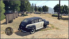 Wyjdź z komisariatu, wsiądź do radiowozu i skorzystaj z notatnika w celu zaplanowania podróży do lokacji [Crime Scene - End of Hill Street] #1 - Case 9 - The Golden Butterfly (1) | Główne śledztwa w LA Noire - L.A. Noire - poradnik do gry