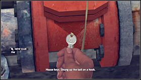 Wciśnij przycisk A, dzięki czemu zauważysz, że do jednego z zaworów przywiązany został kluczyk #1 - Case 10 - The Silk Stocking Murder (1) | Główne śledztwa w LA Noire - L.A. Noire - poradnik do gry