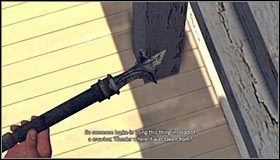 Ustaw się przy pikiecie, która użyta została do rozbicia okna #1 i wciśnij przycisk A - Case 10 - The Silk Stocking Murder (2) | Główne śledztwa w LA Noire - L.A. Noire - poradnik do gry