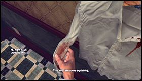 Obróć się i podejdź do wiszącej przy ścianie zakrwawionej koszuli #1 - Case 10 - The Silk Stocking Murder (2) | Główne śledztwa w LA Noire - L.A. Noire - poradnik do gry