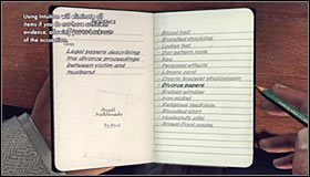 Trzecie pytanie z listy to Divorce proceedings (Postępowanie rozwodowe) #1 - Case 10 - The Silk Stocking Murder (3) | Główne śledztwa w LA Noire - L.A. Noire - poradnik do gry