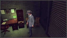 Zacznij od zbadania skrzynek zlokalizowanych w środkowej części pomieszczenia #1, upewniając się, że ukryto w nich alkohol - Case 10 - The Silk Stocking Murder (3) | Główne śledztwa w LA Noire - L.A. Noire - poradnik do gry