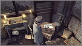 Włóczęga zostanie aresztowany, zaś Ty będziesz mógł przystąpić do zbadania jego chatki #1 - Case 11 - The White Shoe Slaying (3) | Główne śledztwa w LA Noire - L.A. Noire - poradnik do gry