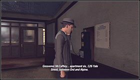 Powróć na górę i skorzystaj z jednego z tutejszych telefonów #1 - Case 12 - The Studio Secretary Murder (2) | Główne śledztwa w LA Noire - L.A. Noire - poradnik do gry