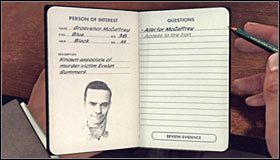 Udaj się do sali przesłuchań numer 2 #1, gdzie będzie już na Ciebie czekał Grosvenor McCaffrey - Case 12 - The Studio Secretary Murder (4) | Główne śledztwa w LA Noire - L.A. Noire - poradnik do gry