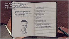 Powróć do sali, w której przebywa Tiernan, gdyż będziesz mógł zadać mu nowe pytanie - Events prior to murder (Wydarzenia mające miejsce przed popełnieniem zbrodni) #1 - Case 12 - The Studio Secretary Murder (4) | Główne śledztwa w LA Noire - L.A. Noire - poradnik do gry