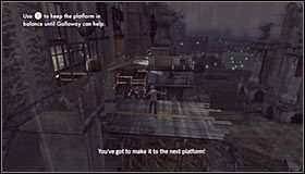 Założeniem tej sceny jest utrzymywanie się na platformie, tak zbytnio się nie skrzywiła i runęła na ziemię - Case 13 - The Quarter Moon Murders (3) | Główne śledztwa w LA Noire - L.A. Noire - poradnik do gry