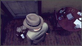 Na podniesionej przed chwilą karteczce będą znajdowały się trzy symbole #1 - Case 14 - The Black Caesar (1) | Główne śledztwa w LA Noire - L.A. Noire - poradnik do gry