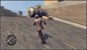 Jeżeli nie zdołasz dostatecznie zbliżyć się do kucharza, bądź też będziesz chciał sprawdzić alternatywne zakończenie pościgu, to przygotuj się do pokonania dwóch przeszkód #1 - Case 14 - The Black Caesar (2) | Główne śledztwa w LA Noire - L.A. Noire - poradnik do gry