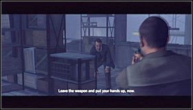 Upewnij się, że zlikwidowałeś wszystkich bandytów i skieruj się do obszaru zlokalizowanego pod niewielkim balkonikiem - Case 14 - The Black Caesar (5) | Główne śledztwa w LA Noire - L.A. Noire - poradnik do gry