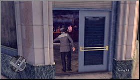 Wyjdź z salonu, skieruj się do radiowozu i zaplanuj podróż do lokacji [Examiner Drugstore - 1487 Ivar Avenue] #1 - Case 15 - The Set Up (3) | Główne śledztwa w LA Noire - L.A. Noire - poradnik do gry