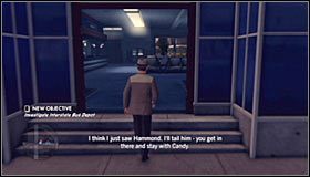 Scena śledzenia Candy potrwa dobrych kilka minut, tak więc musisz wykazać się dużą cierpliwością i nie dać się jednocześnie zauważyć - Case 15 - The Set Up (3) | Główne śledztwa w LA Noire - L.A. Noire - poradnik do gry