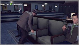 Pamiętaj o tym, że w dalszym ciągu musisz śledzić Candy, tak więc nie możesz zostać przez nią zauważony - Case 15 - The Set Up (3) | Główne śledztwa w LA Noire - L.A. Noire - poradnik do gry