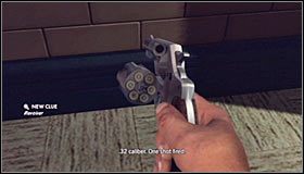 Odłóż torebkę i zbadaj przedmiot leżący po lewej stronie, czyli rewolwer - Case 15 - The Set Up (3) | Główne śledztwa w LA Noire - L.A. Noire - poradnik do gry