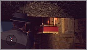 Następnie skup swoją uwagę na zabiciu Carla, który powinien krążyć pomiędzy dwoma górnymi balkonikami #1 - Case 15 - The Set Up (3) | Główne śledztwa w LA Noire - L.A. Noire - poradnik do gry