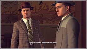 Po dotarciu na miejsce #1 czeka Cię rozmowa z byłym partnerem Stefanem Bekowskym #2 - Case 16 - Manifest Destiny (1) | Główne śledztwa w LA Noire - L.A. Noire - poradnik do gry