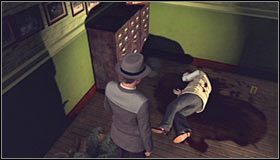 Zacznij od wybrania się do niewielkiego pomieszczenia zlokalizowanego na wprost od wejścia do klubu #1 - Case 16 - Manifest Destiny (1) | Główne śledztwa w LA Noire - L.A. Noire - poradnik do gry