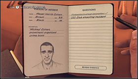 Przesłuchanie rozpocznij od zadania pytania Finkelstein drug opertion (Rozprowadzanie narkotyków przez Finkelsteina) #1 - Case 16 - Manifest Destiny (2) | Główne śledztwa w LA Noire - L.A. Noire - poradnik do gry