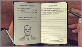 Zaczekaj na rozpoczęcie przesłuchania i zadaj pytanie Army surplus morphine (Morfina z nadwyżek wojskowych) #1 - Case 16 - Manifest Destiny (2) | Główne śledztwa w LA Noire - L.A. Noire - poradnik do gry