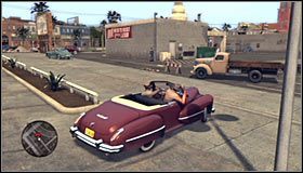 Po dotarciu na miejsce strzelaniny jeden z pracowników jadalni poinformuje Was, że bandyci odpowiedzialni za wszczęcie strzelaniny uciekają właśnie z miejsca zdarzenia #1 - Case 16 - Manifest Destiny (3) | Główne śledztwa w LA Noire - L.A. Noire - poradnik do gry